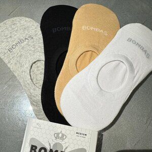 4-Pack Bombas Women's Lightweight No Show Socks
